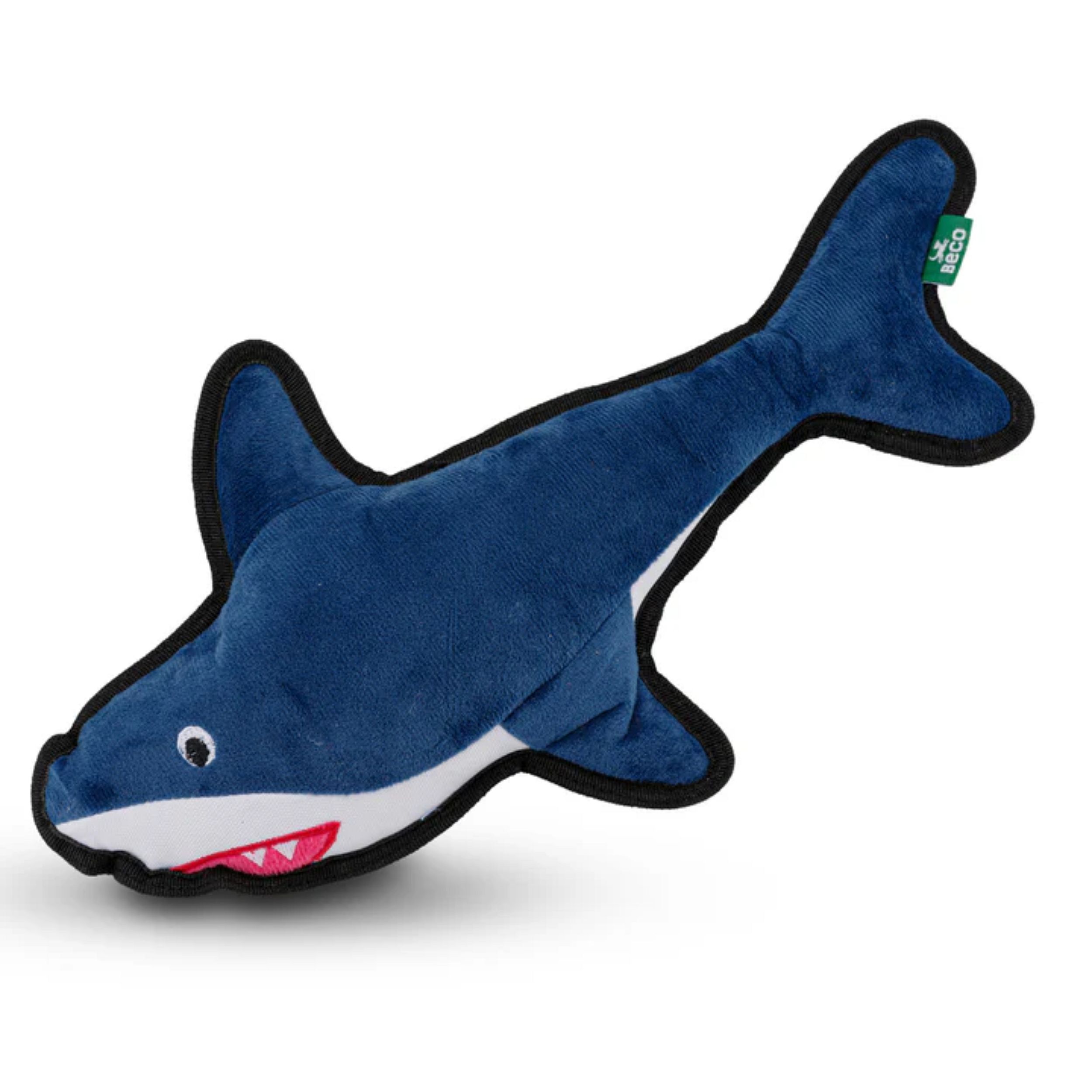 dierenspeelgoed, shark, pluche, knuffel, blauw