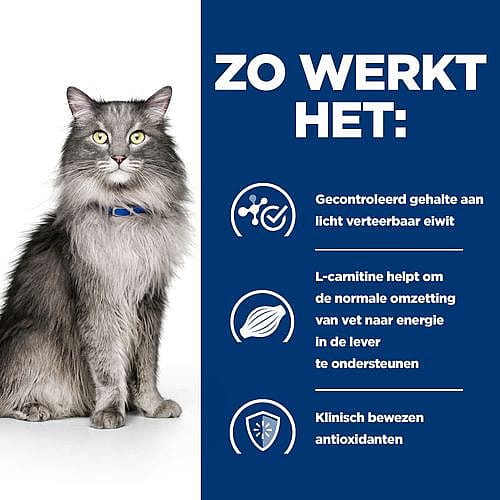 Hill's Prescription Diet LD Liver Care Kattenvoer Kip 1.5 kg