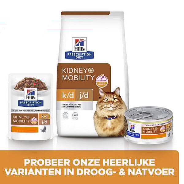 Hill's Prescription Diet KD + Mobility Kattenvoer