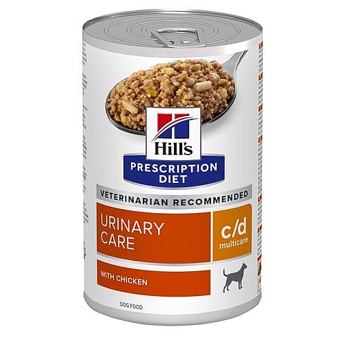 Hill's Prescription Diet CD Multicare Urinary Care Hondenvoer Kip 12 x 370 gram blikjes