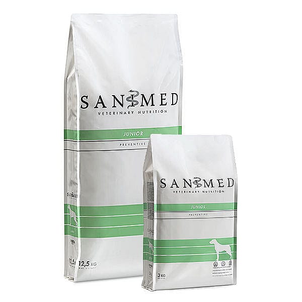 Sanimed Junior Hond: Voeding voor Jonge Honden - Alle Rassen - 5-15 maanden