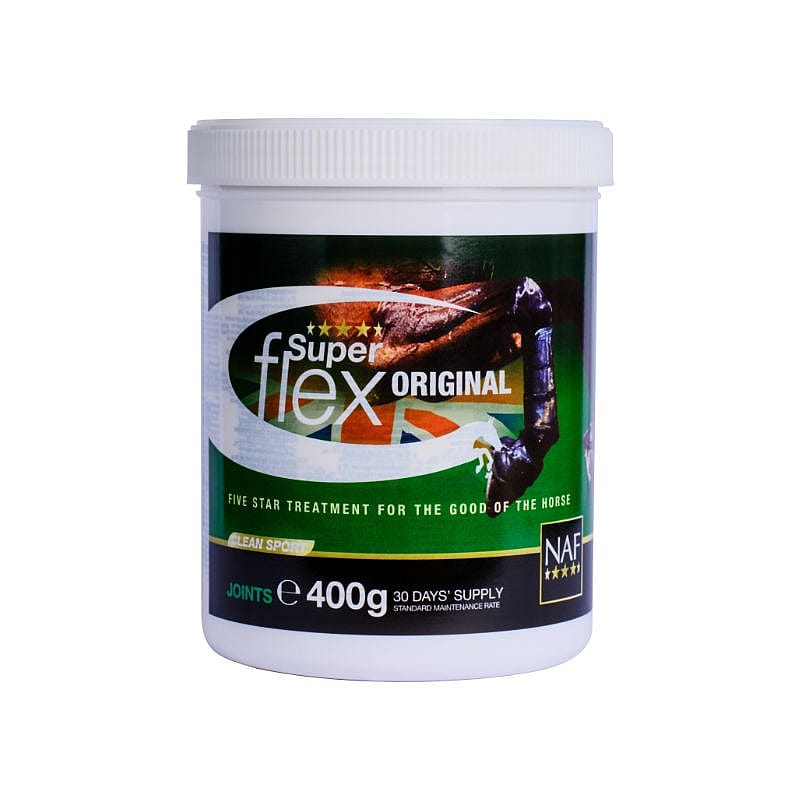 NAF Superflex Poeder – Gewrichtssupplement met glucosamine en MSM voor paarden 400 gram