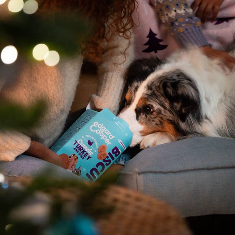 Edgard & Cooper Limited Edition ''Kerst'' Biscuits Hondensnack Kalkoen Eend 400 gram