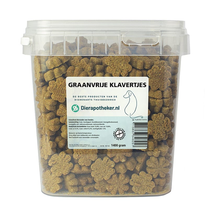 Dierapotheker Graanvrije Klavertjes Hond 1400 gram