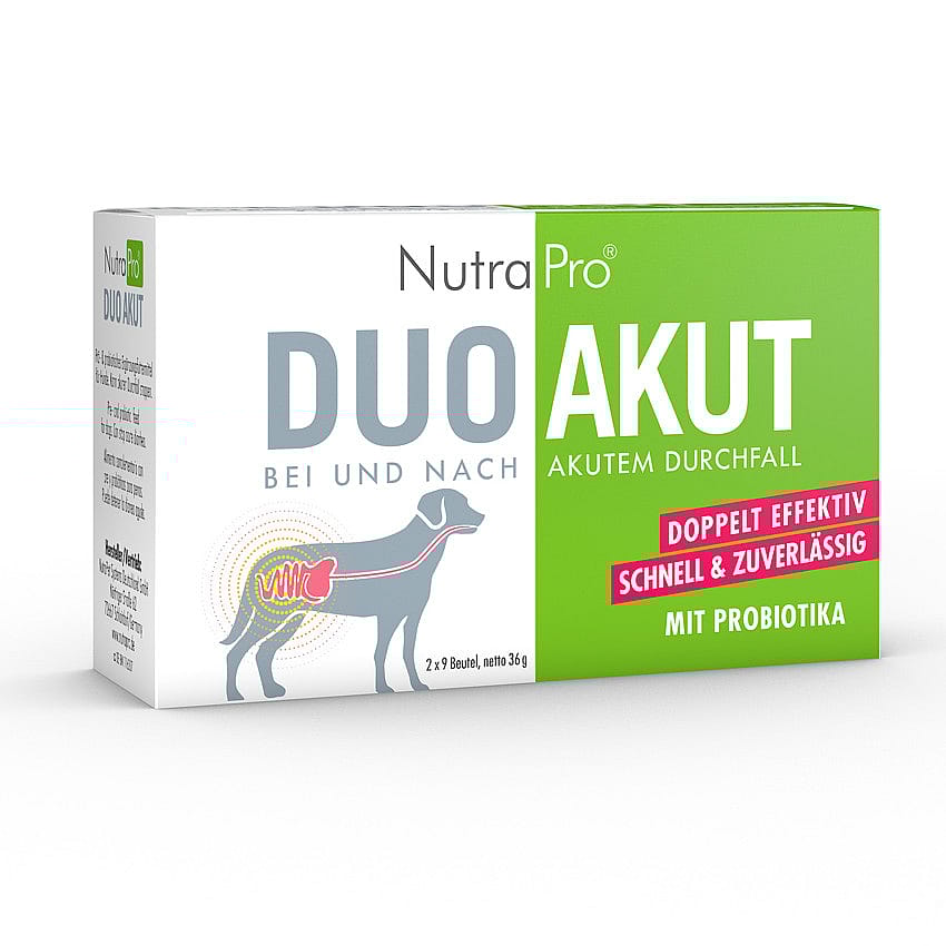 NutraPro Duo Akut Diarree Hond 18 sachets