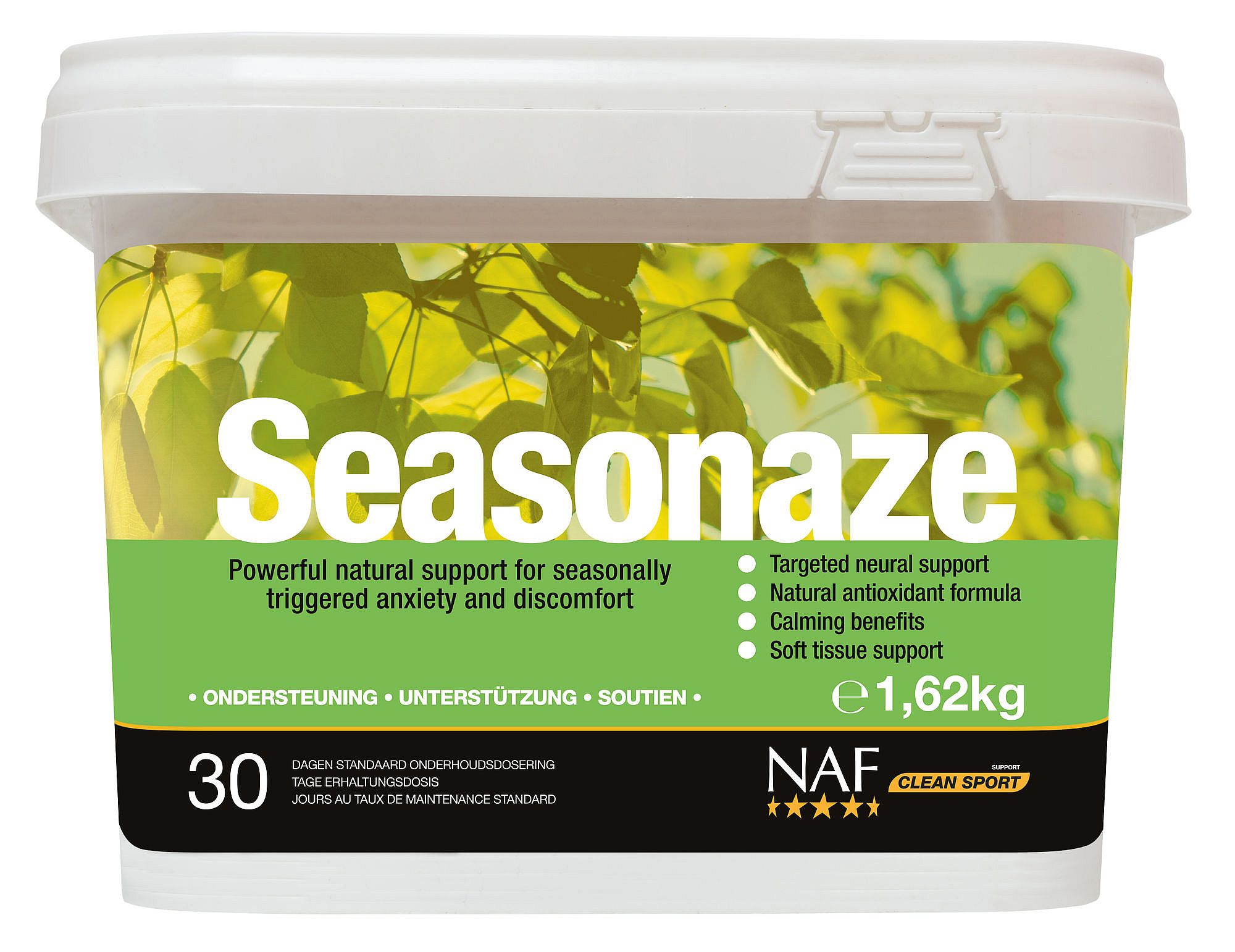 NAF Seasonaze 1,6 kg – Voor paarden met seizoensgebonden gevoeligheid