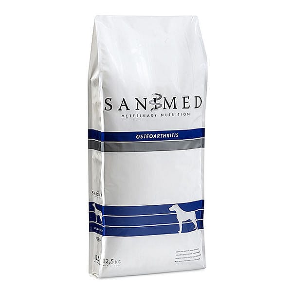 Sanimed Osteoarthritis Hond Dieetvoer: Gewrichtsondersteuning - Artrose - Visolie 12.5 kg