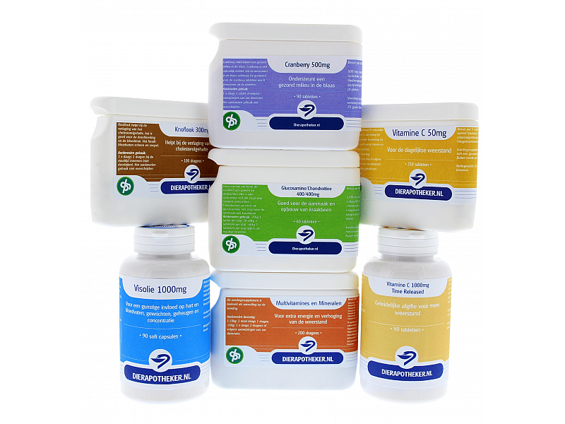 Dierapotheker Huisdierenmerk Multivitamines en Mineralen ca. 200 dragees