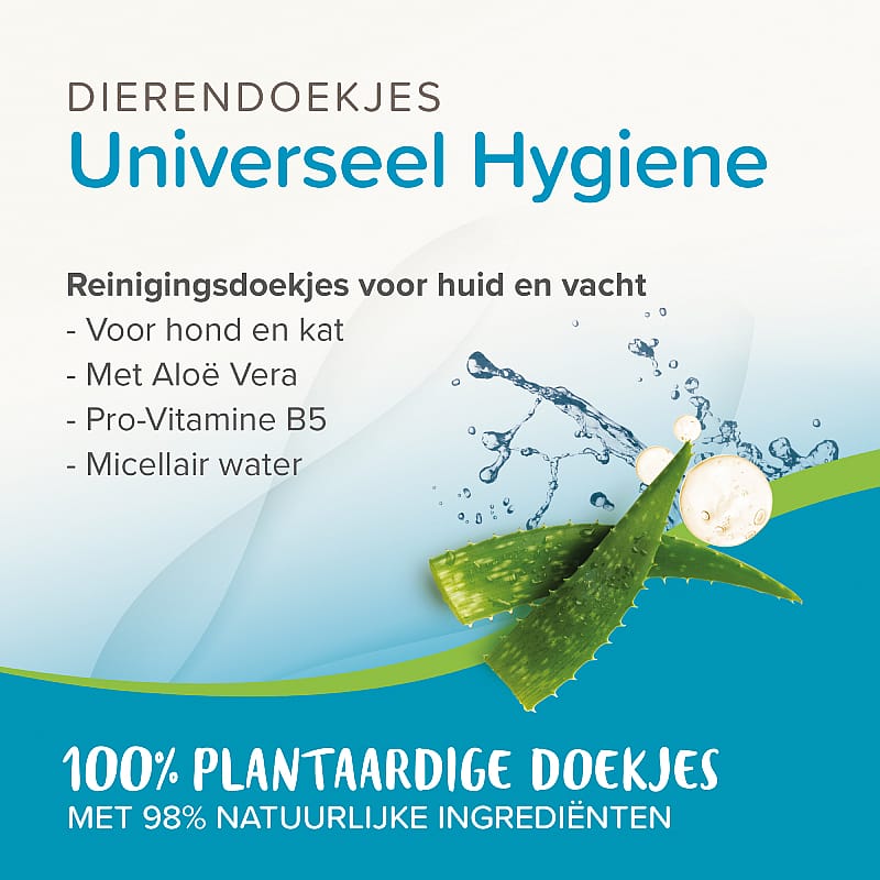 Beaphar Dierendoekjes Universal Hygiene Hond Kat 30 stuks