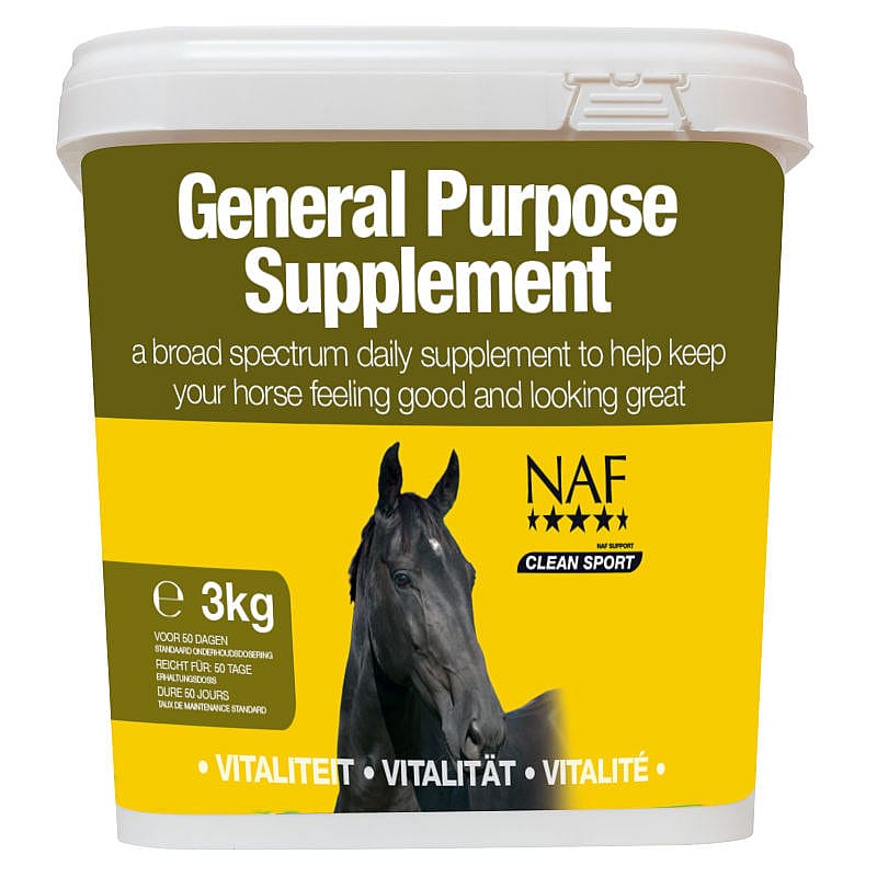 NAF General Purpose Supplement – Compleet vitaminen- en mineralensupplement voor paarden 3 kg
