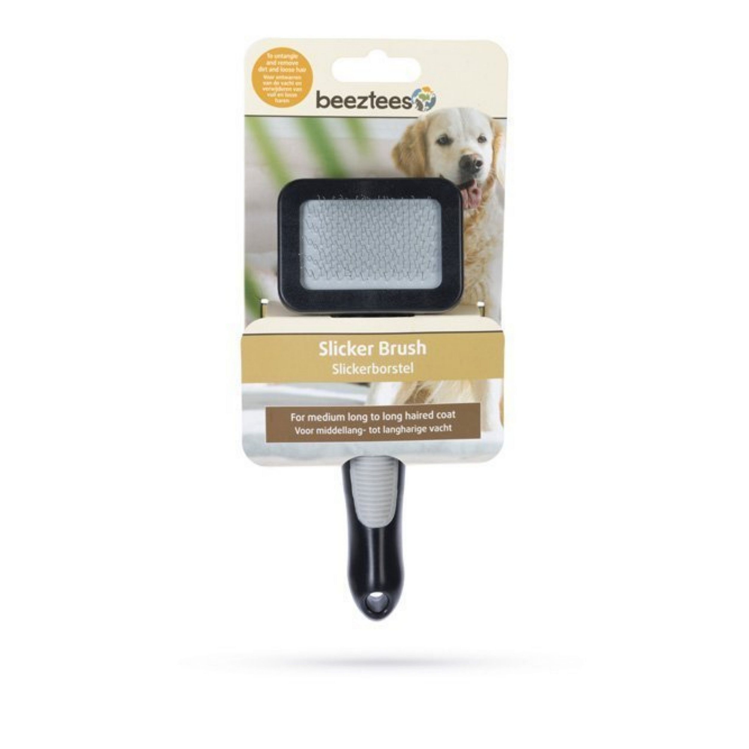 Slicker Brush, dog grooming, brush, pet care, medium to long coat