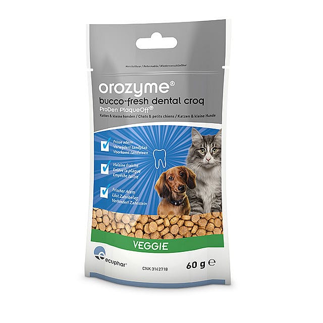 Orozyme Bucco-Fresh Dental Croq Veggie 60 gram