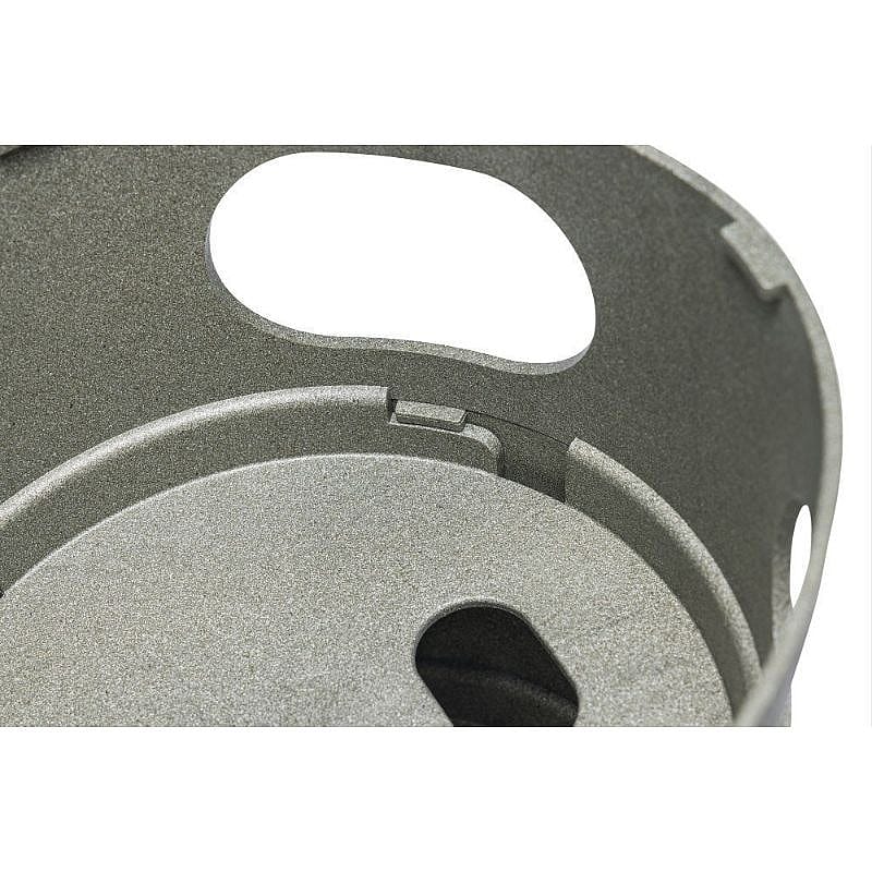 metaaldraad, aluminium, kookgerei onderdeel, draagbaar?, steel/grip