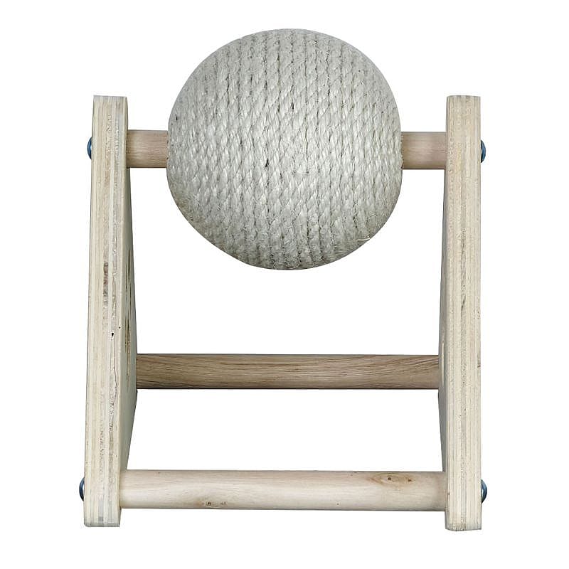 Quapas! Cat scratching white jute ball Large Kat