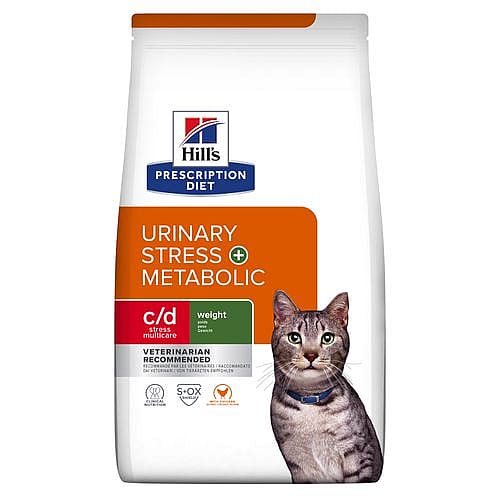 Hill's Prescription Diet CD Urinary Stress + Metabolic Kattenvoer Kip 8 kg