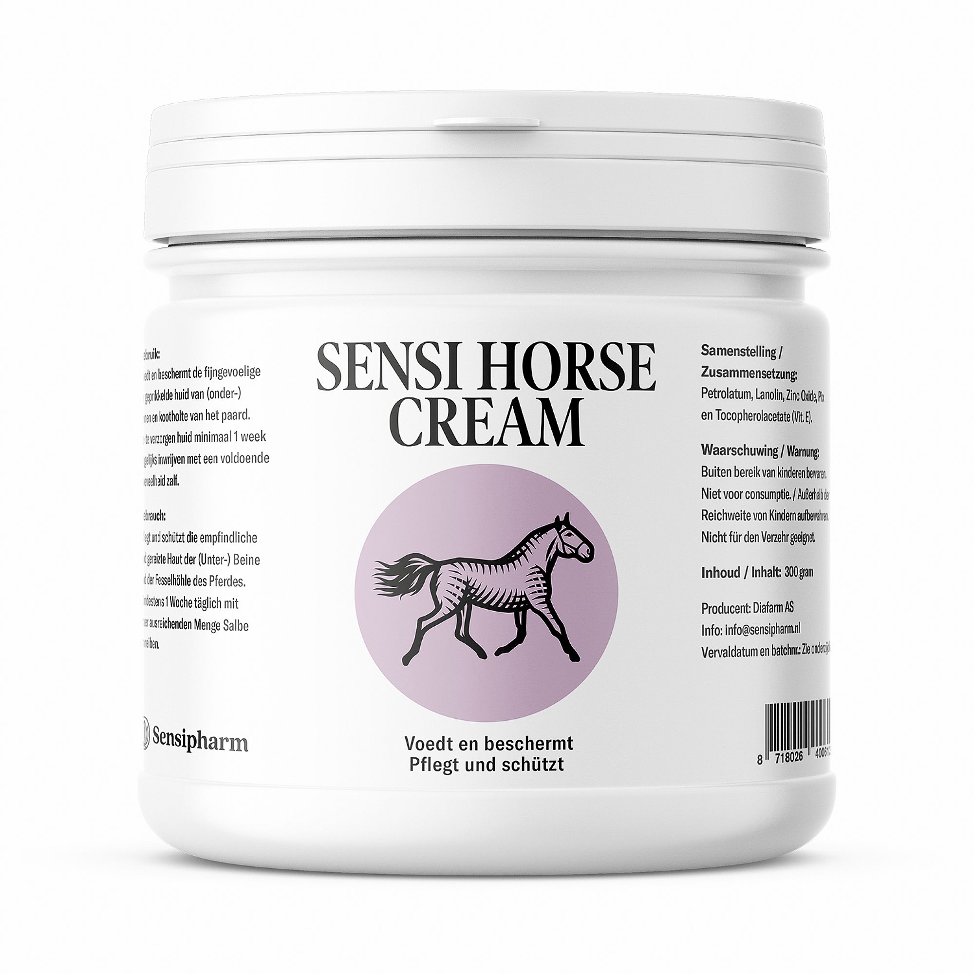 Sensipharm Sensi Horse Cream Paard 300 gram