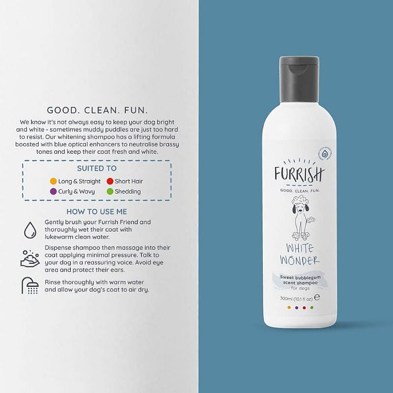 Furrish White Wonder shampoo 300 ml Hond