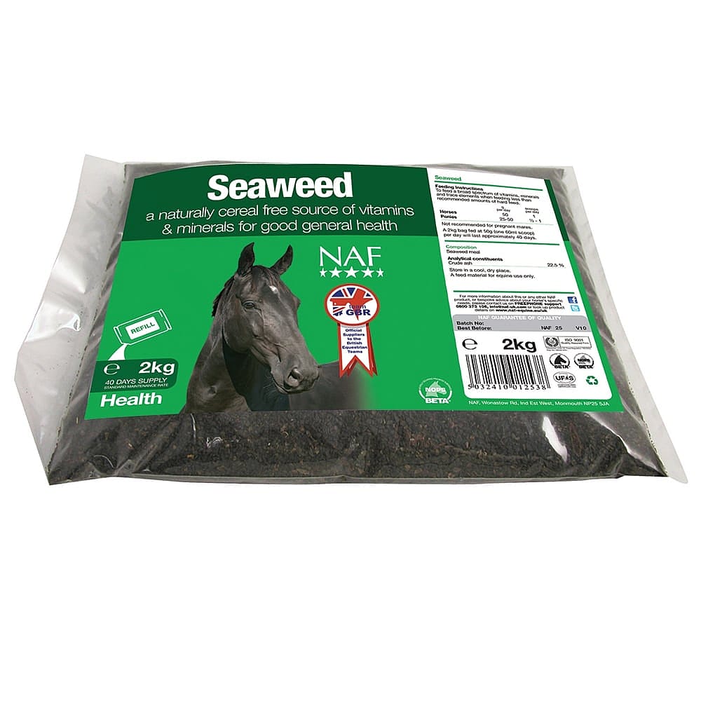 NAF Seaweed – Natuurlijke ondersteuning met zeewier voor vitaliteit en stofwisseling 2 kg - navulling