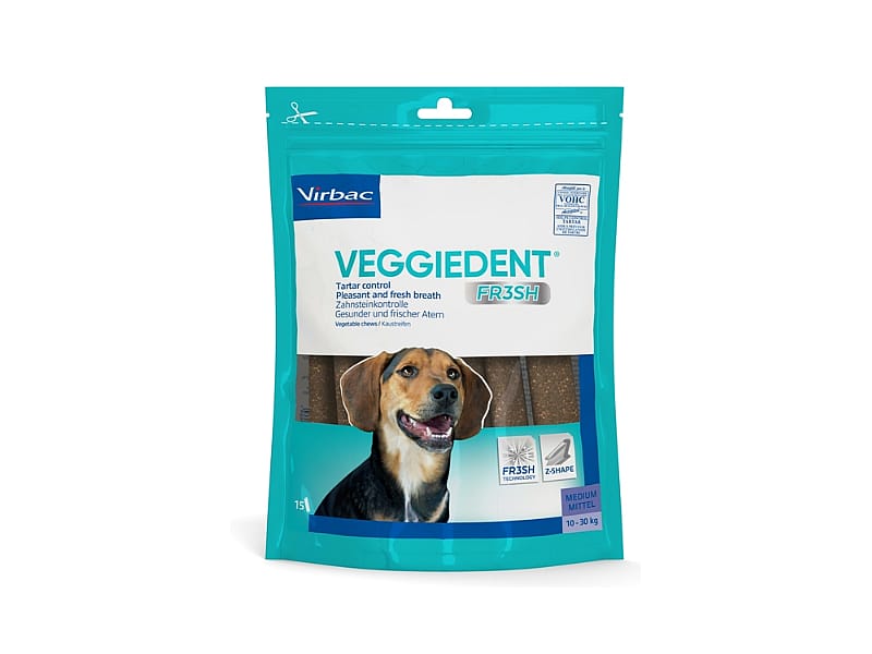 Veggiedent Kauwstrips Hond 10 - 30 kg - 15 stuks
