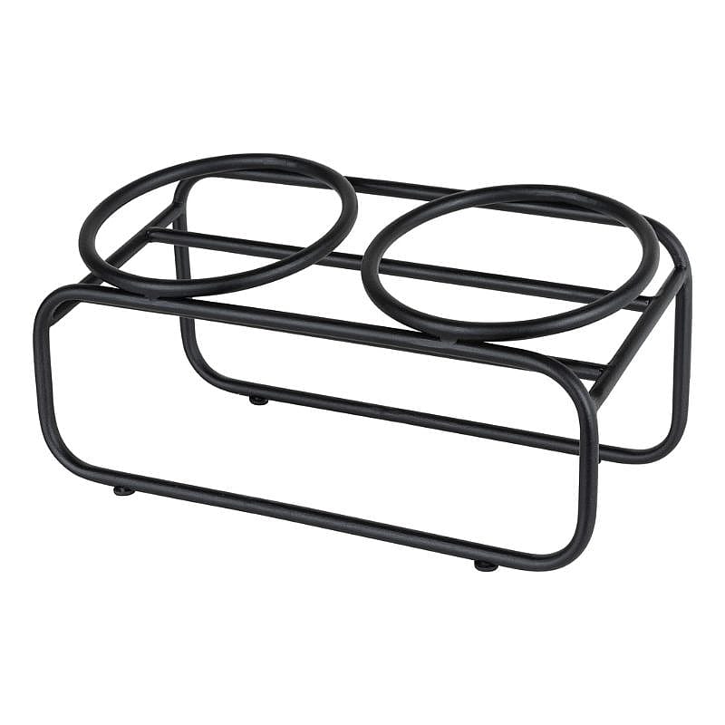 District 70  BUTLER Voerbakstandaard Kat Zwart