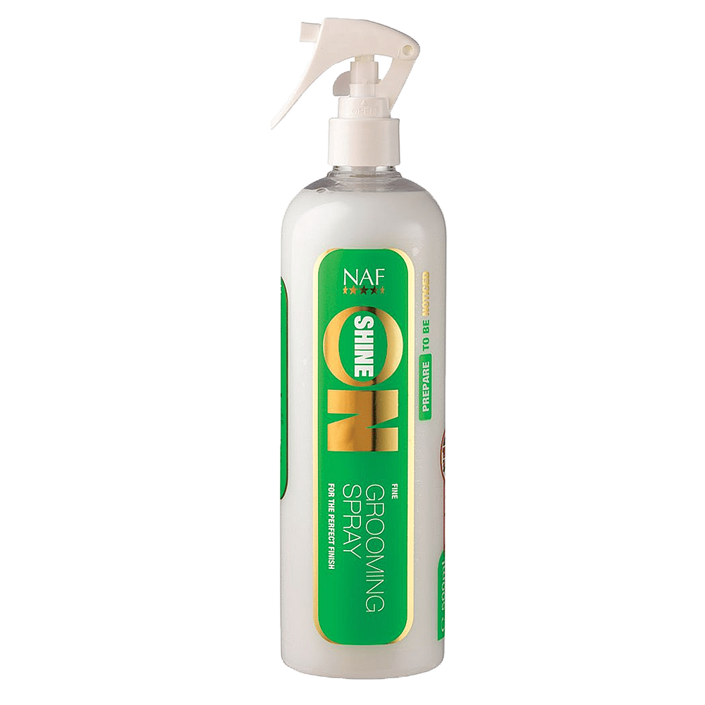 NAF Shine On Grooming Spray 500 ml – Glansspray voor verzorgde uitstraling van uw paard