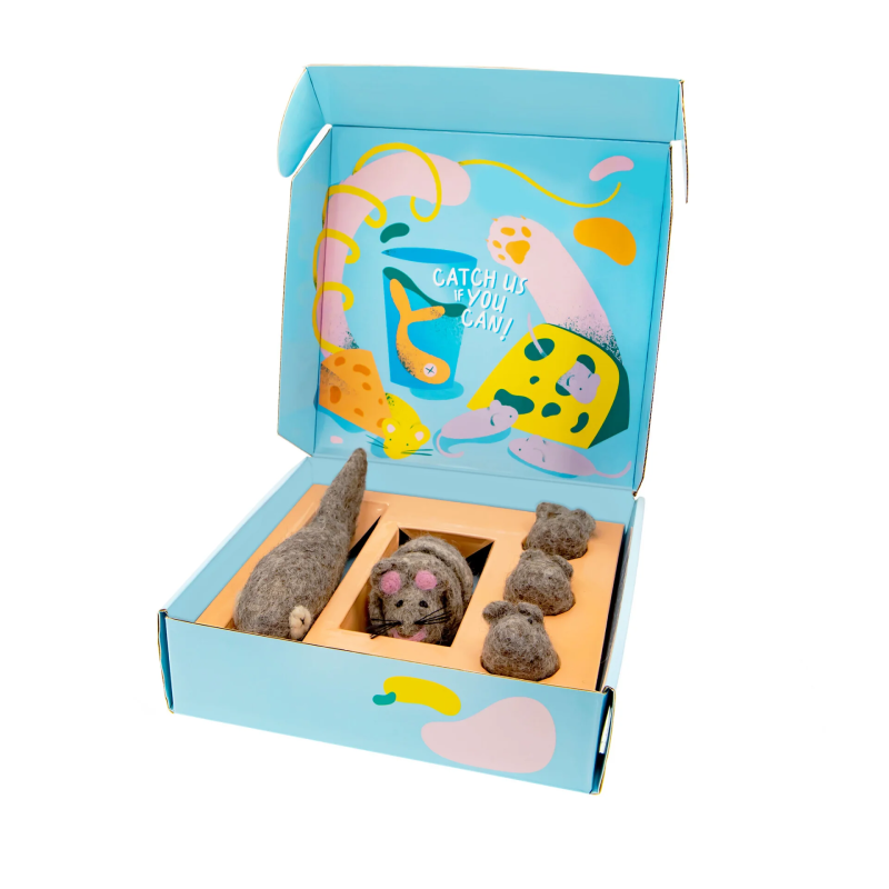 Mimis Daughters 'Run Wild' Geschenkset Speeltjes Kat