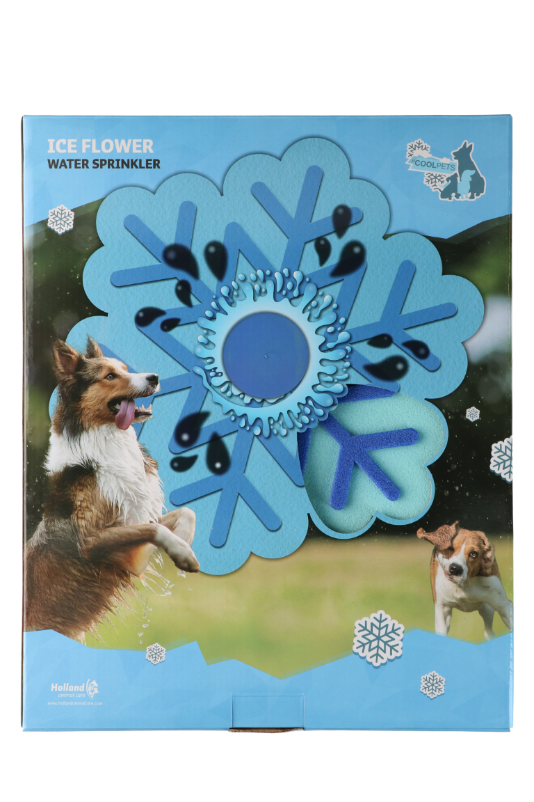 Coolpets Ice Flower Water Sproeier Hond