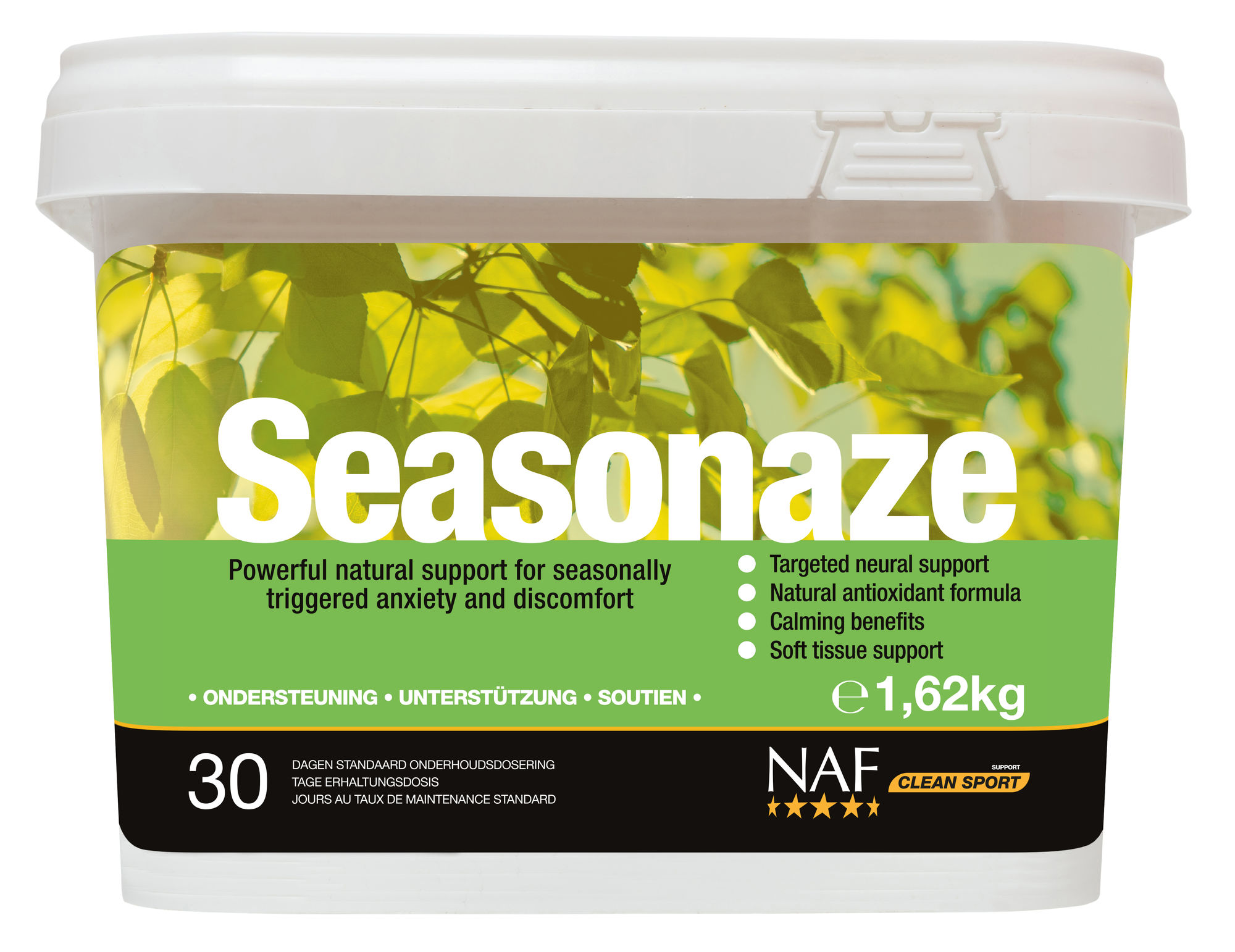 NAF Seasonaze 1,6 kg – Voor paarden met seizoensgebonden gevoeligheid