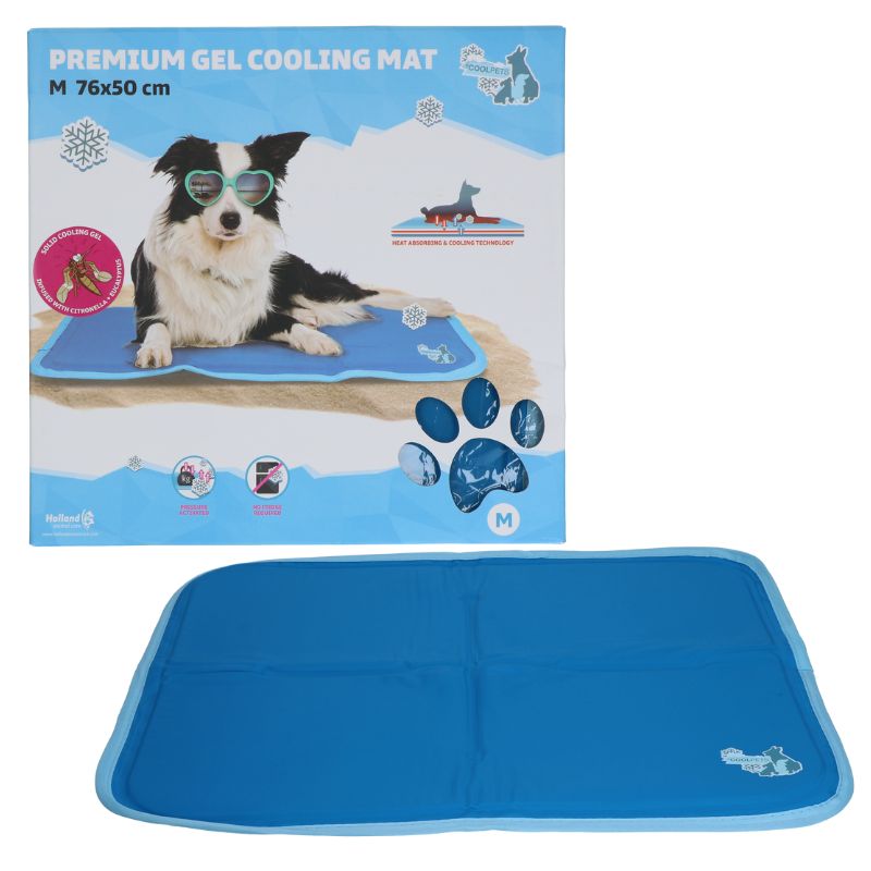 Coolpets Premium Solid Gel Cooling Mat Hond Maat Medium