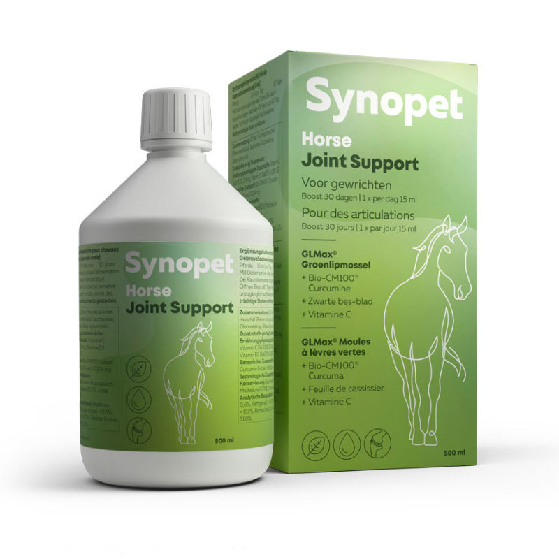 Synopet Joint Support Gewricht Paard 500 ml, Kruiden, Plant, Fles