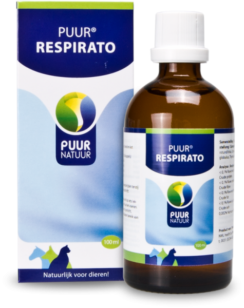 Puur Respirato Luchtwegen Hond Kat Paard 100 ml 
