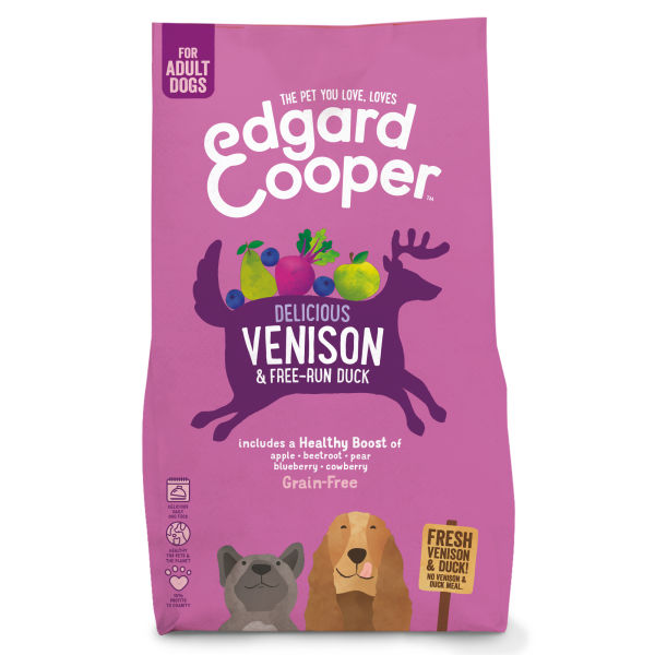 Edgard & Cooper Adult Hondenvoer Vers Hert en Scharreleend 7 kg
