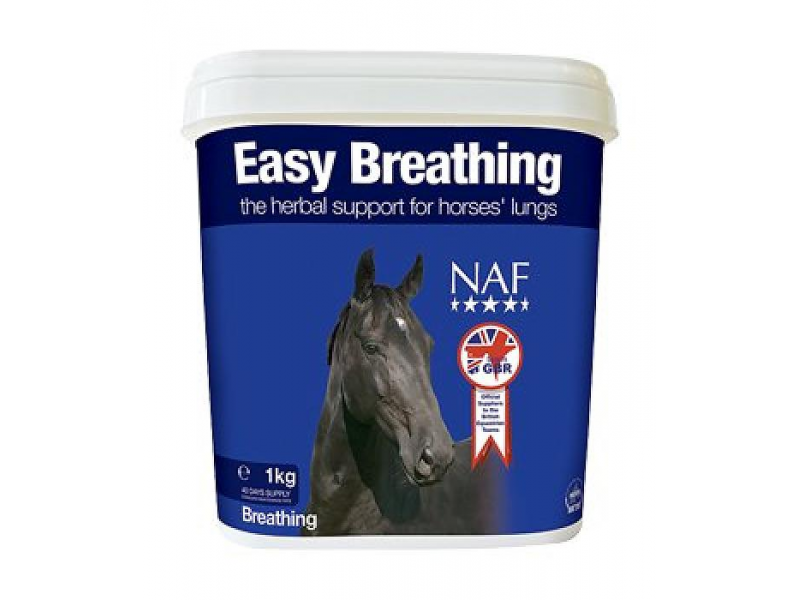 NAF Easy Breathing Gedroogd 500 g – Kruidenmix voor luchtwegondersteuning bij paarden