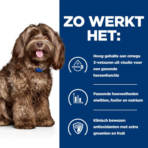 Hill's Prescription Diet BD Ageing and Alertness Care Hondenvoer Kip