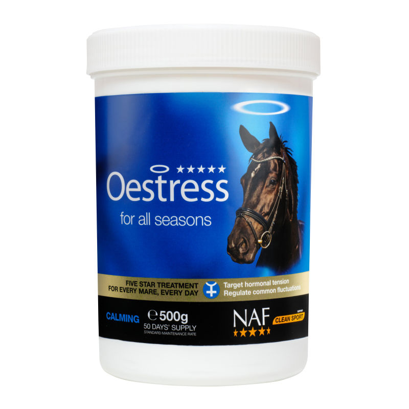 NAF Oestress Poeder – Supplement voor hormonale balans en gedrag bij merries 500 gram NAF Oestress Poeder – Supplement voor hormonale balans en gedrag bij merries 500 gram