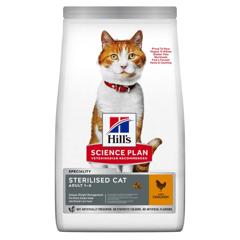 Hill's Science Plan Sterilised Cat Adult Kattenvoer Hill's Science Plan Sterilised Cat Adult Kattenvoer