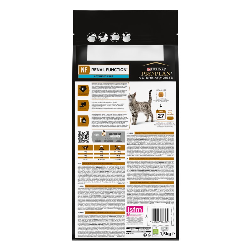 Purina Pro Plan Veterinary Diets Feline NF Advanced Care Renal Function Kattenvoer 1.5 kg