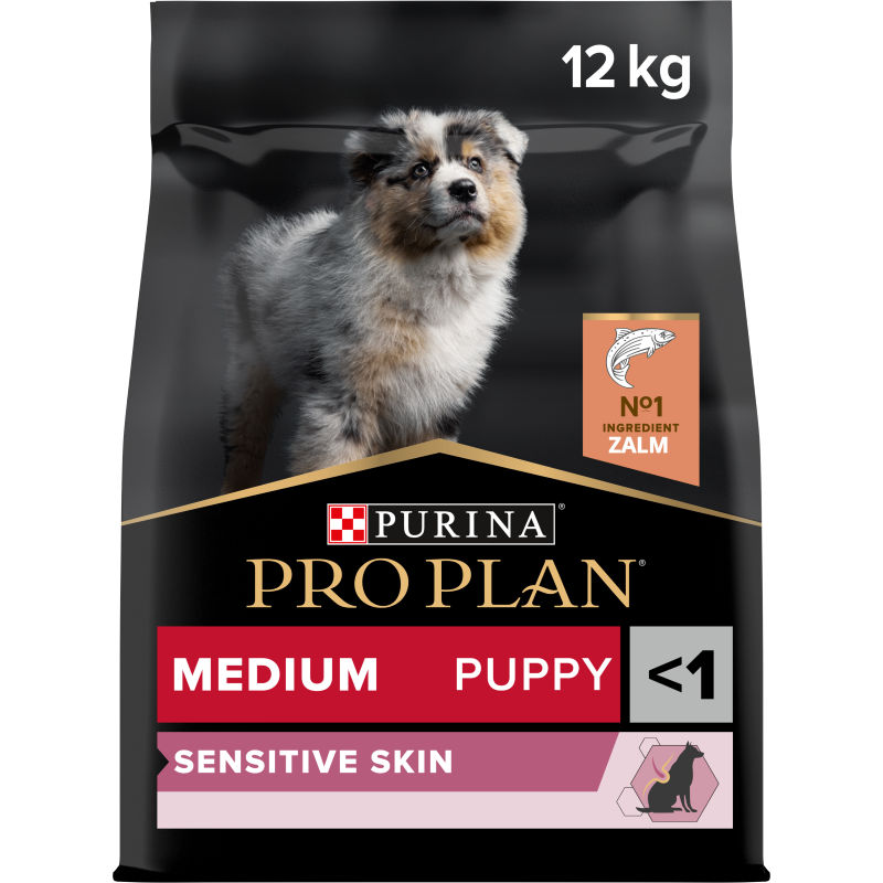 Purina Pro Plan Medium Puppy Sensitive Skin Hondenvoer Zalm 12 kg Purina Pro Plan Medium Puppy Sensitive Skin Hondenvoer Zalm 12 kg