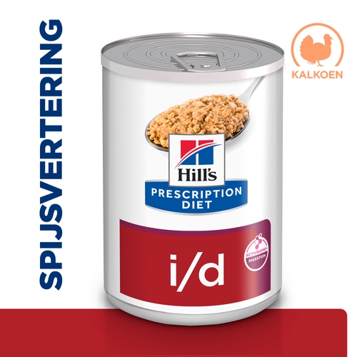 Hill's Prescription Diet ID Digestive Care Hondenvoer 12 x 360 gram blikjes, Tin, Kan, Aluminium, Ingeblikte goederen, Voedsel