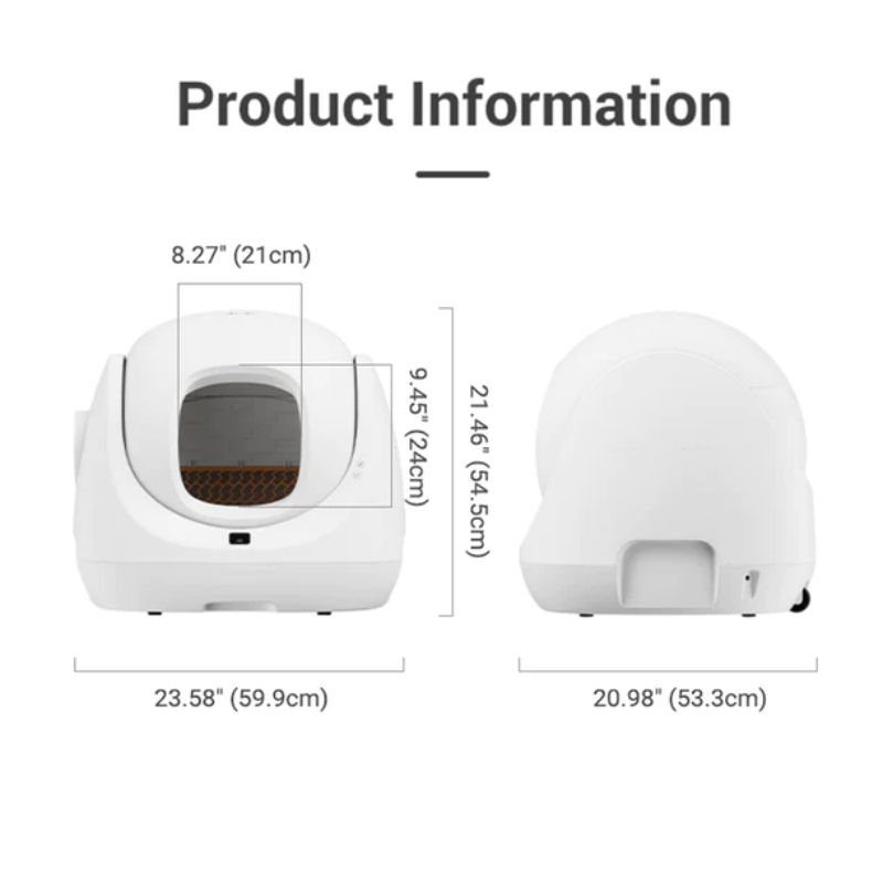 Catlink Scooper SE BayMax Zelfreinigende Kattenbak Catlink Scooper SE BayMax Kattenbak
