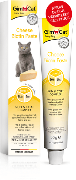 GimCat Cheese Biotin Pasta Kat 100 gram 