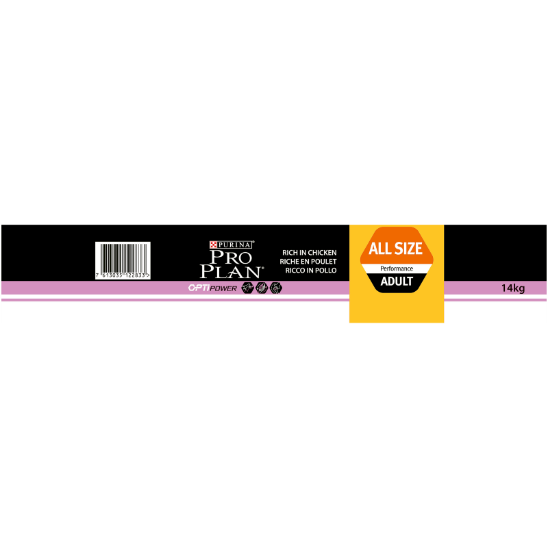 Purina Pro Plan All Sizes Adult Performance Hondenvoer 14 kg 