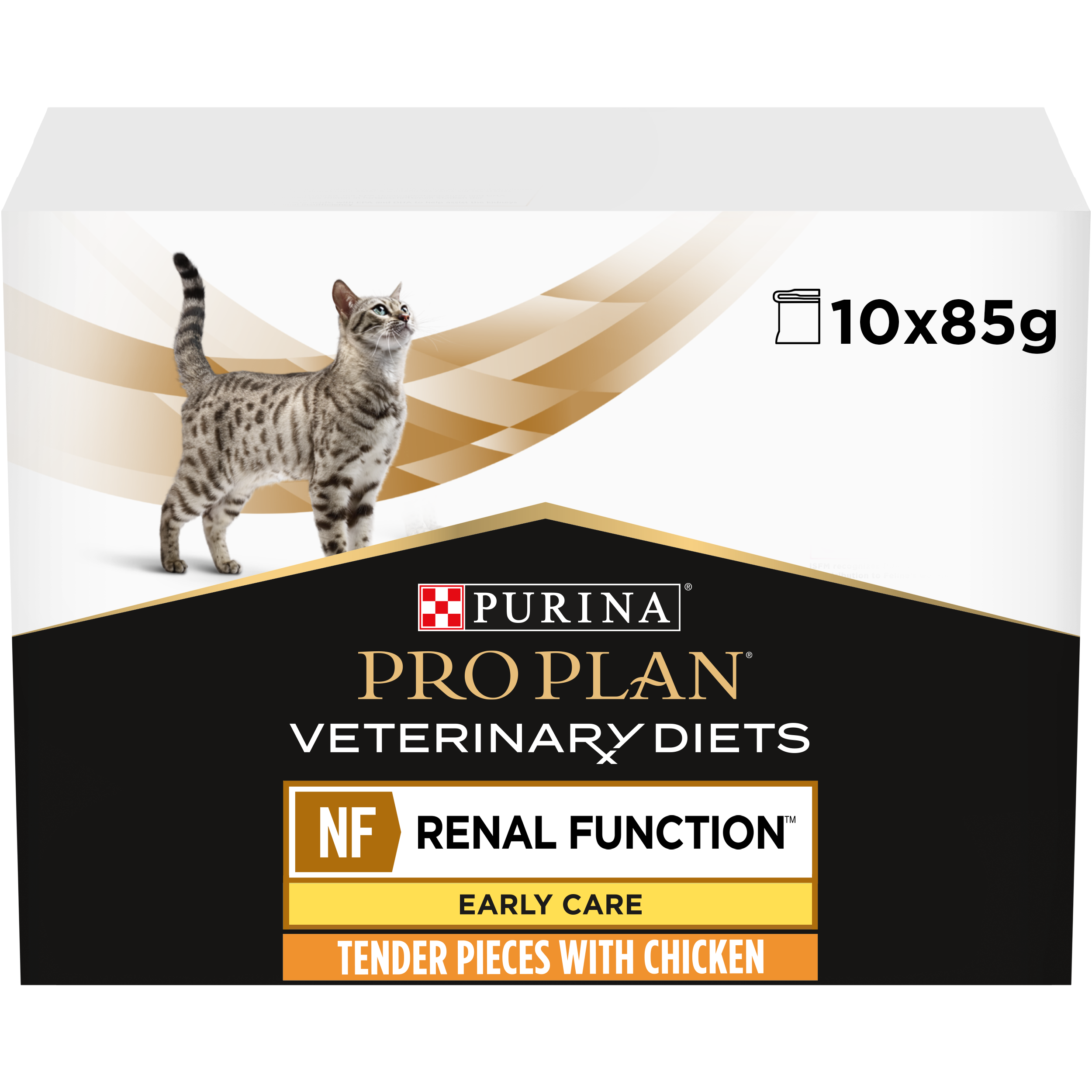 Purina Pro Plan Veterinary Diets Feline NF Early Care Renal Function Kattenvoer CiG Kip - 10 x 85 gram