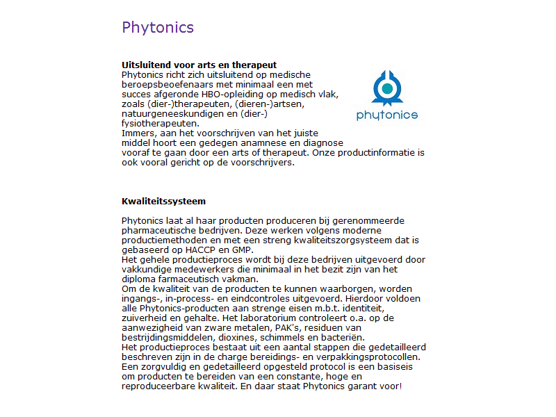Phytonics Gluco Balance Paard 500 gram 