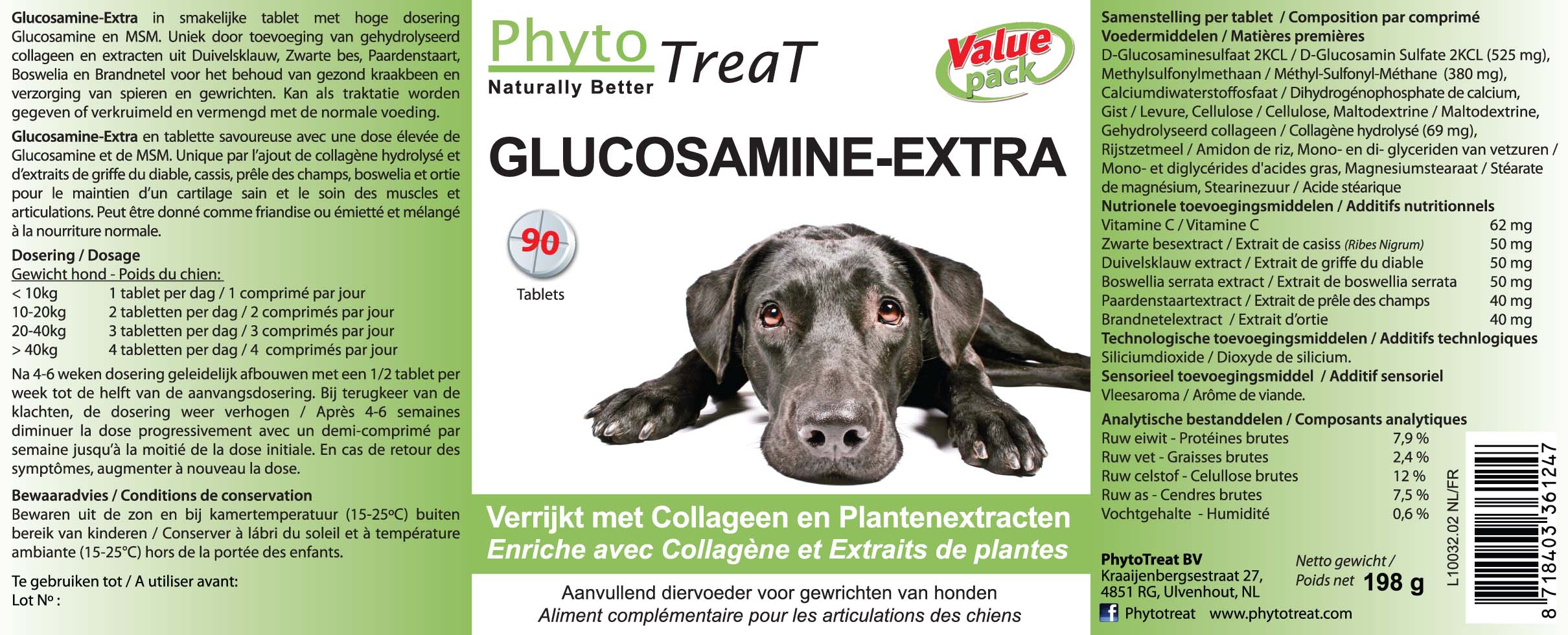 Phytotreat Glucosamine-Extra 90 tabletten