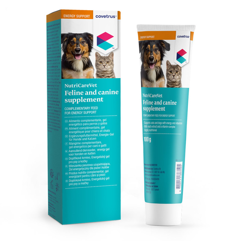 NutriCareVet Energy Support Hond Kat 100 gram 