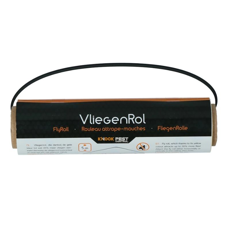Knock Pest Vliegenkleefrol Geel 5 Meter  