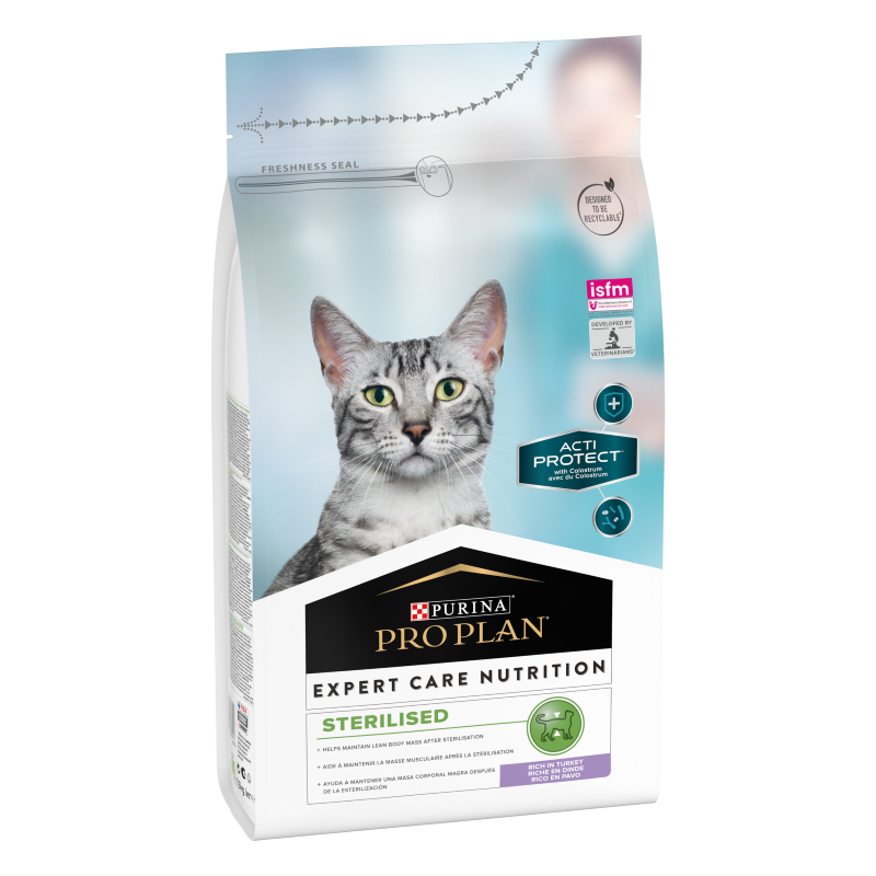 Purina Pro Plan Expert Care Cat Sterilised Kattenvoer Turkey 1.5 kg
