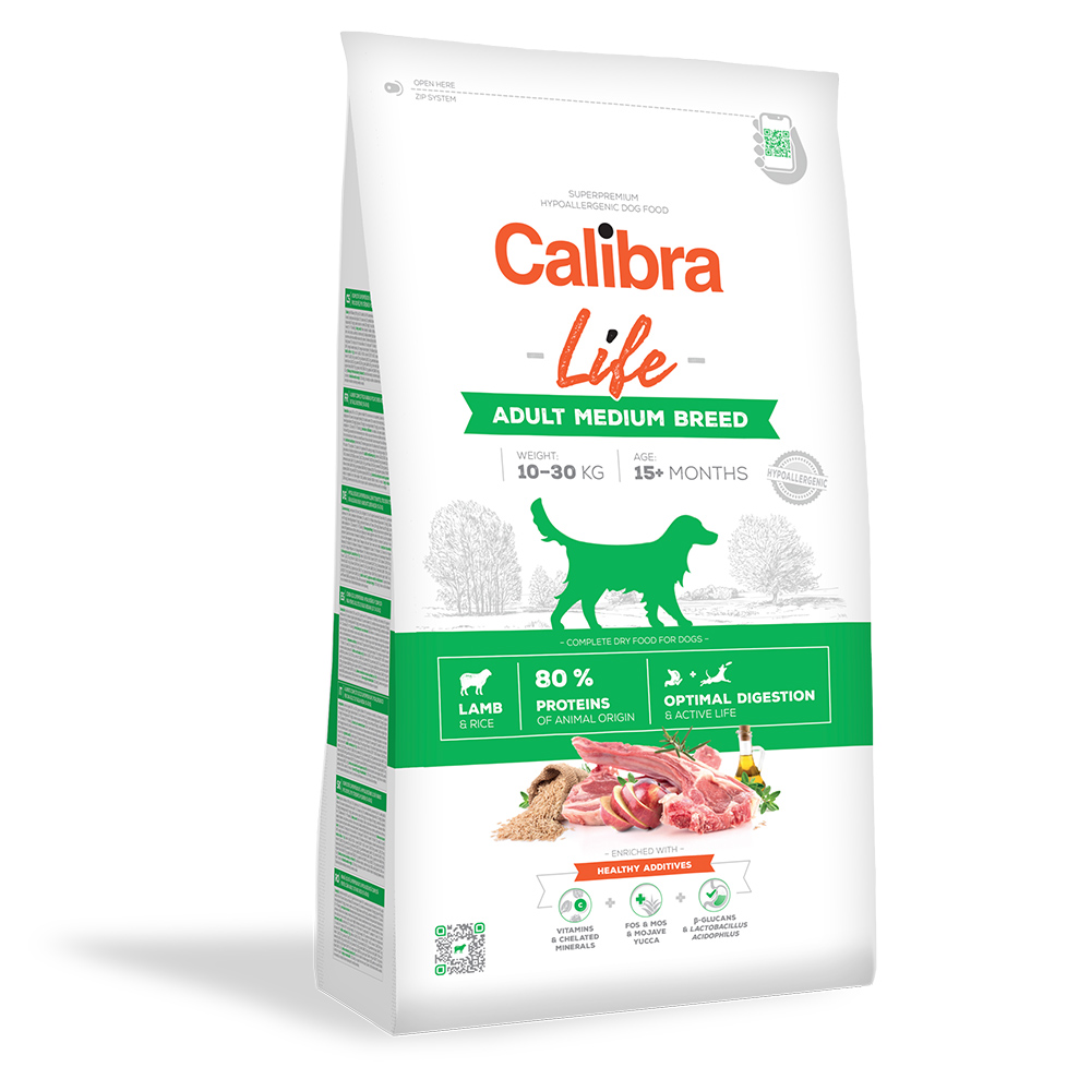 Calibra Hond Life Adult Medium Breed Lamb