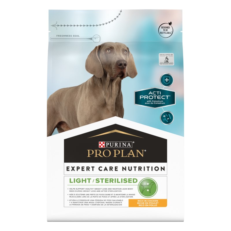 Purina Pro Plan Expert Care Dog Light Sterilised Hondenvoer Chicken 3 kg